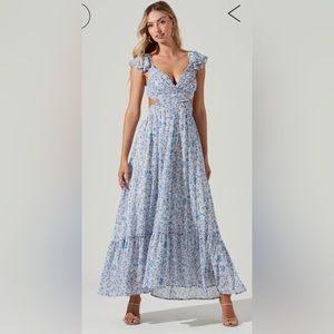 Primrose Floral Strappy Back Maxi Dress - ASTR the label